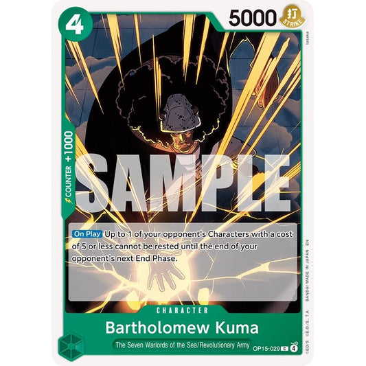 Image for Bartholomew Kuma (OP15-029) (OP15-029) (OP15-EB04) - One Piece Card Game