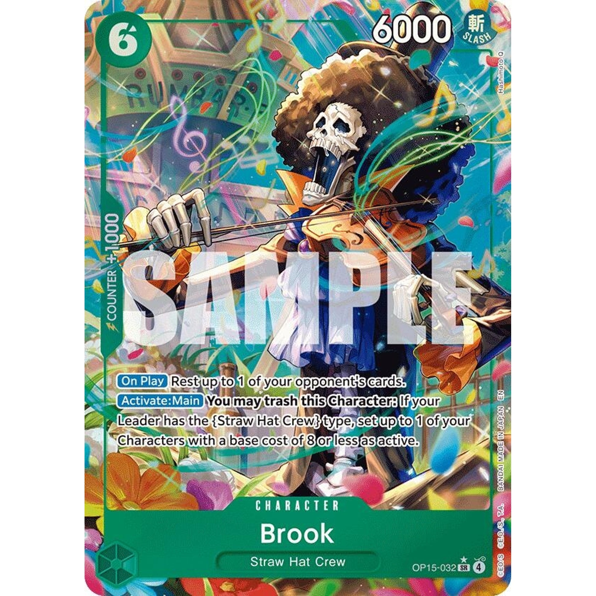 Image for Brook (OP15-032) (Alternate Art) (OP15-032) (OP15-EB04) - One Piece Card Game