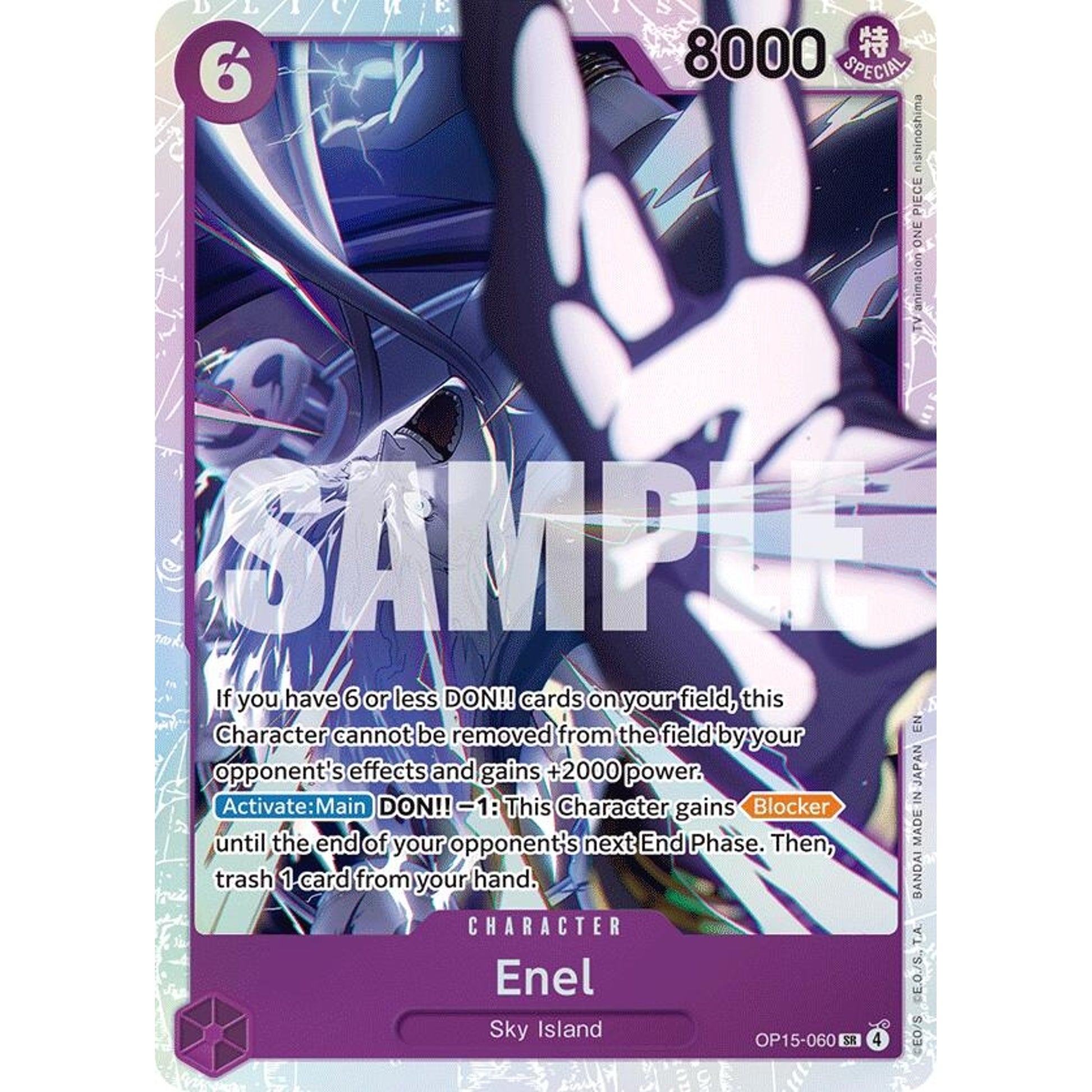 Image for Enel (OP15-060) (OP15-060) (OP15-EB04) - One Piece Card Game
