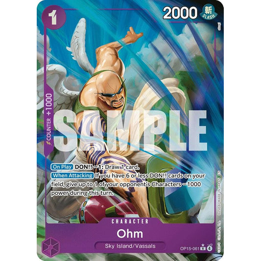Image for Ohm (Alternate Art) (OP15-061) (OP15-EB04) - One Piece Card Game