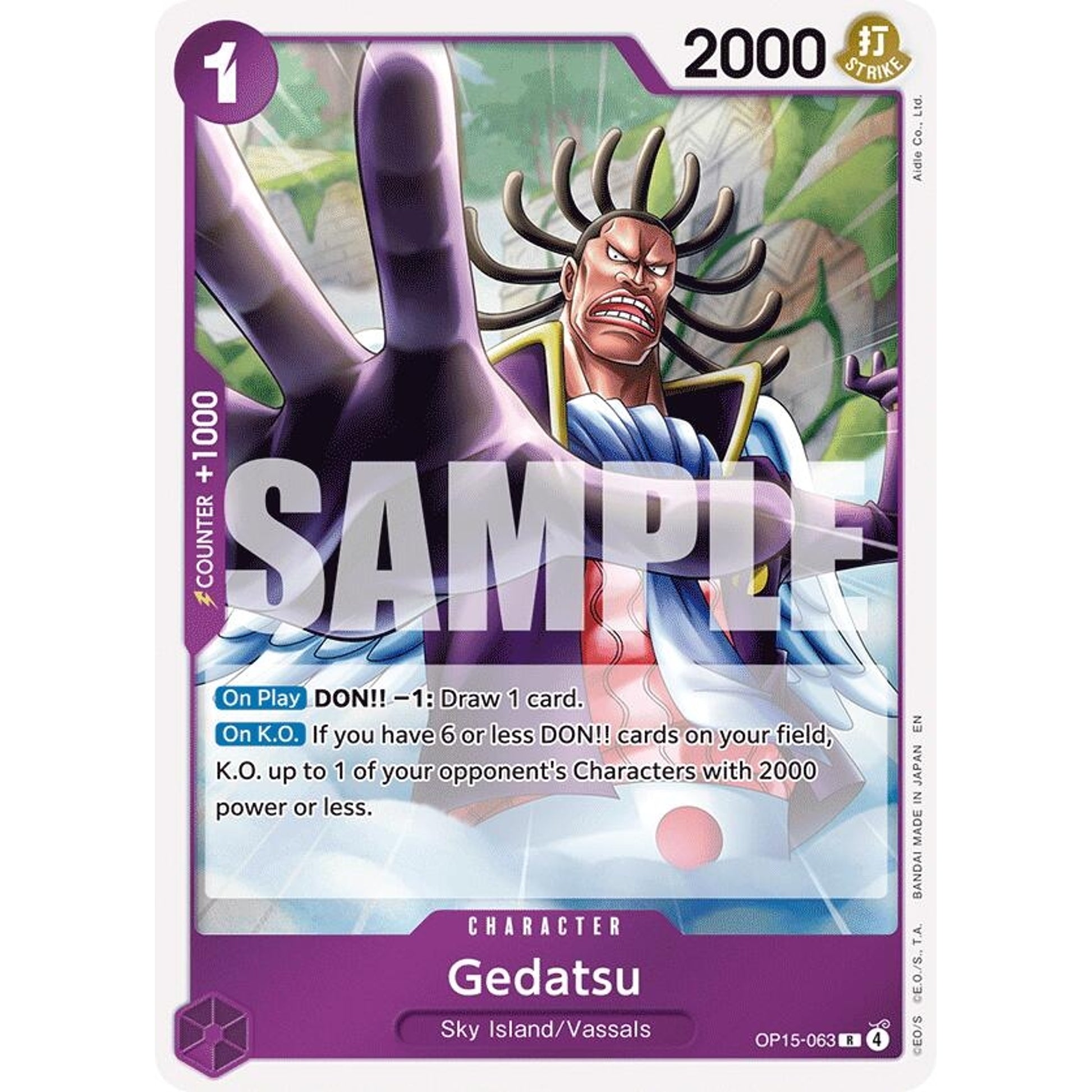 Image for Gedatsu (OP15-063) (OP15-EB04) - One Piece Card Game