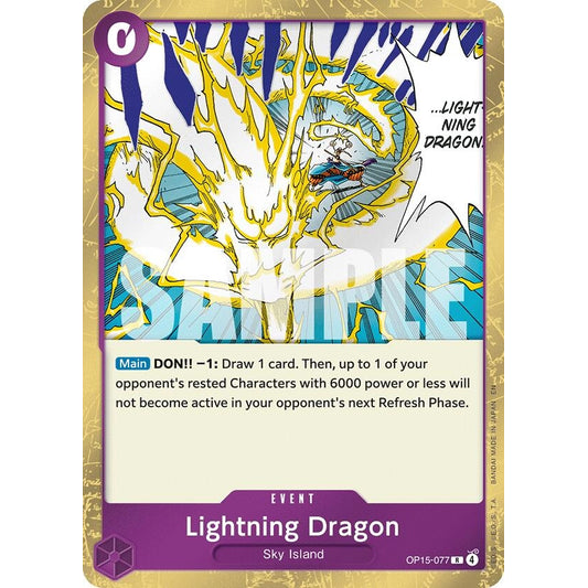 Image for Lightning Dragon (OP15-077) (OP15-EB04) - One Piece Card Game