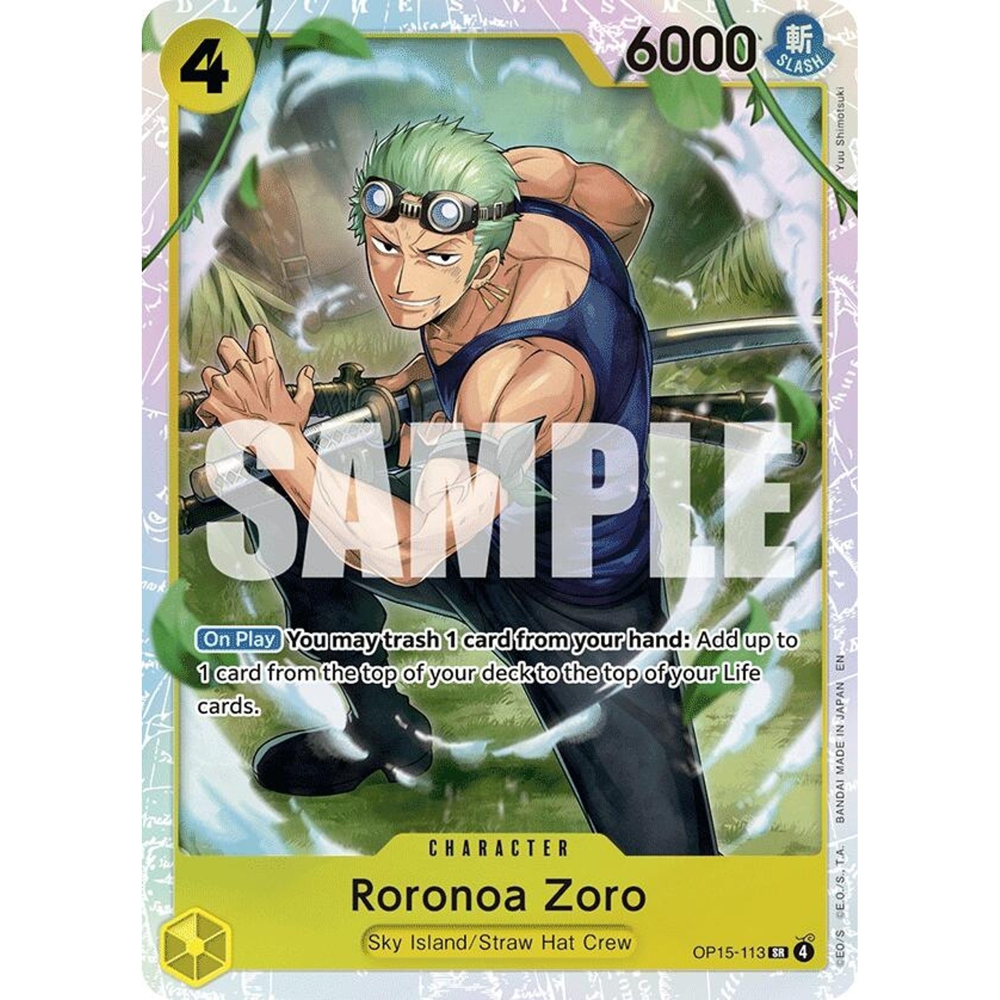 Image for Roronoa Zoro (OP15-113) (OP15-113) (OP15-EB04) - One Piece Card Game