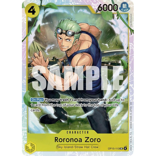 Image for Roronoa Zoro (OP15-113) (OP15-113) (OP15-EB04) - One Piece Card Game