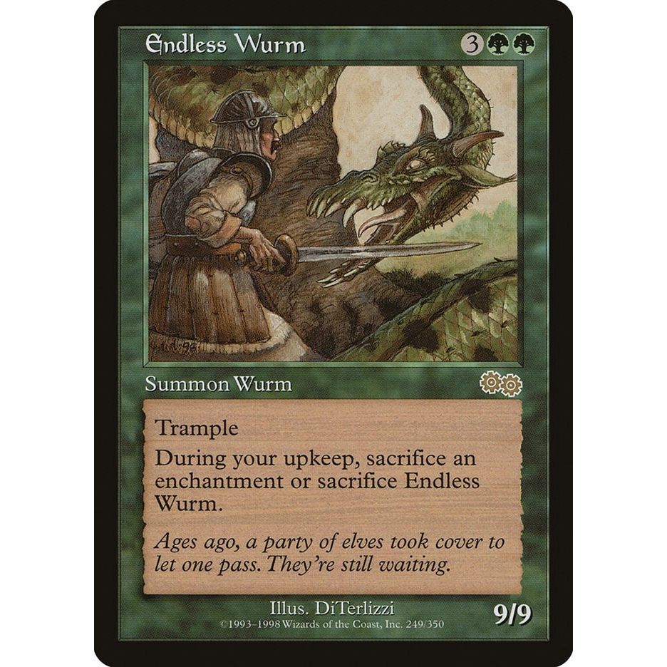 Image for Endless Wurm (249) (USG) - Magic: The Gathering