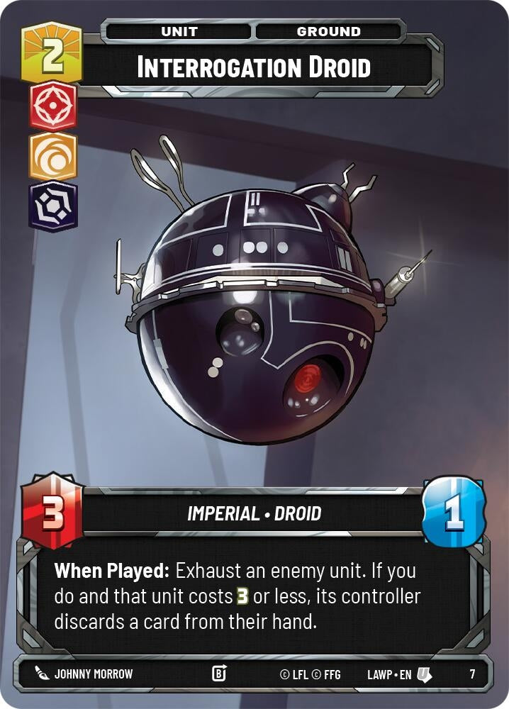 Image for Interrogation Droid (7) (LAW-WPP) - Star Wars: Unlimited