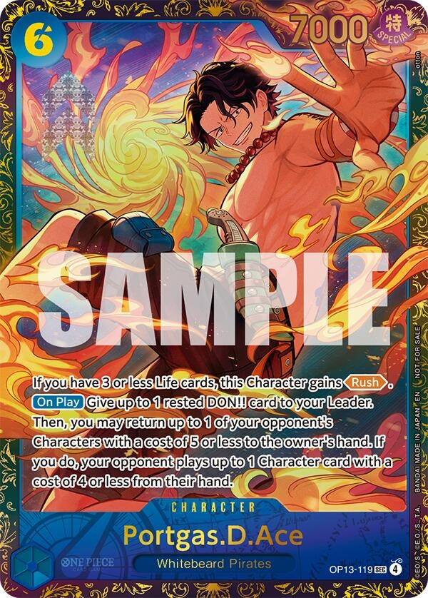 Image for Portgas.D.Ace (119) (Treasure Cup March 2026) (OP13-119) (OP-PR) - One Piece Card Game
