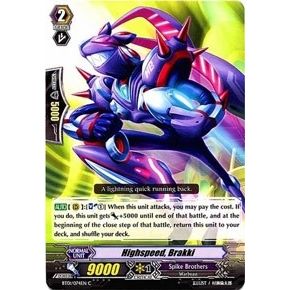 Image for Highspeed, Brakki (BT01/074EN) (BT01) - Cardfight Vanguard