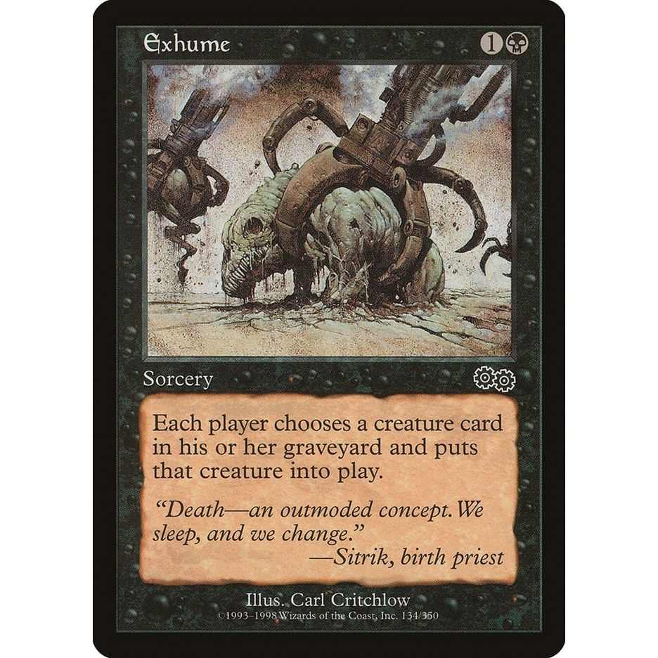 Image for Exhume (134) (USG) - Magic: The Gathering