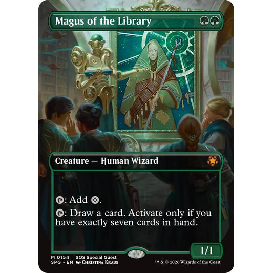 Magus of the Library (Borderless) (154) (SPG)