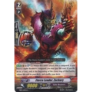 Image for Fierce Leader, Zachary (EB03/019EN) (EB03) - Cardfight Vanguard