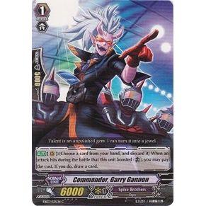 Image for Commander, Garry Gannon (EB03/025EN) (EB03) - Cardfight Vanguard