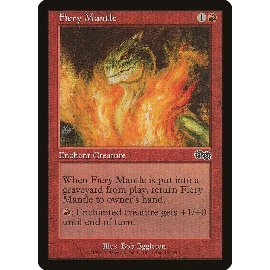 Image for Fiery Mantle (186) (USG) - Magic: The Gathering