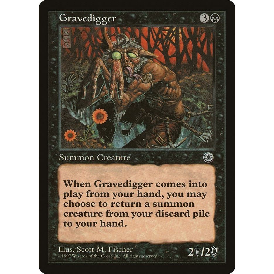 Image for Gravedigger (POR) - Magic: The Gathering