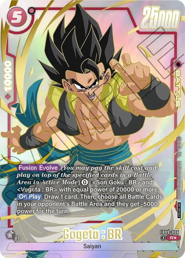 Image for Gogeta : BR - FB09-006 (Limited Pack 26-27 WAVE1) (FB09-006) (DBSFW_TPR) - Dragon Ball Super: Fusion World