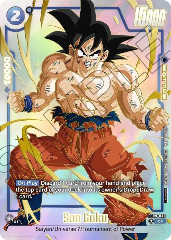 Image for Son Goku - FB09-033 (Limited Pack 26-27 WAVE1) (FB09-033) (DBSFW_TPR) - Dragon Ball Super: Fusion World