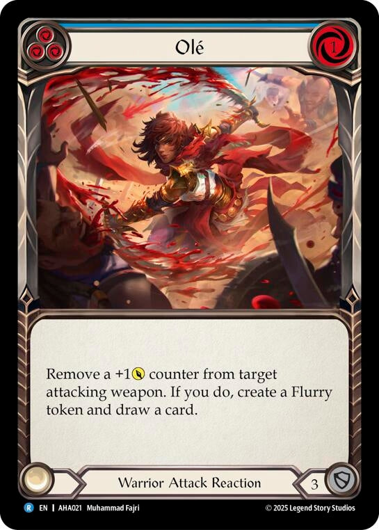 Image for Ole (Blue) (AHA021) (AHA) - Flesh and Blood TCG