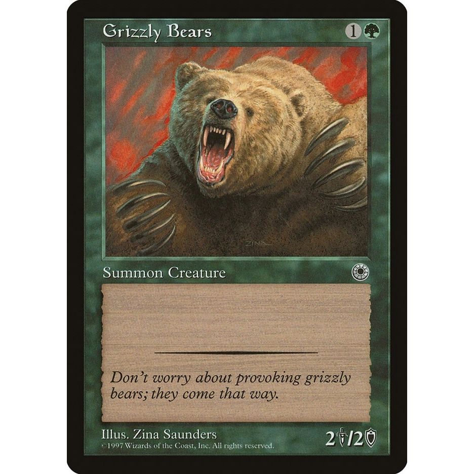 Image for Grizzly Bears (POR) - Magic: The Gathering