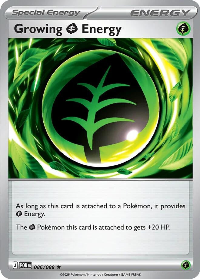 Image for Growing Grass Energy (086/088) (PR) - Pokemon