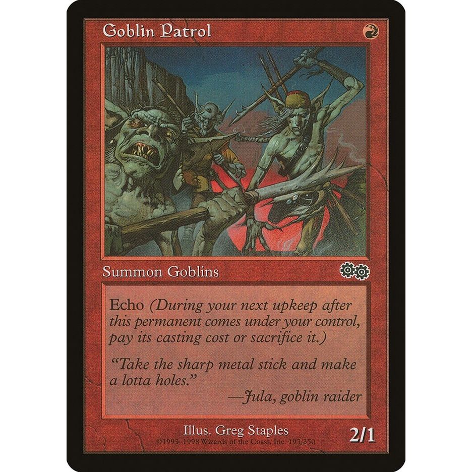 Image for Goblin Patrol (193) (USG) - Magic: The Gathering