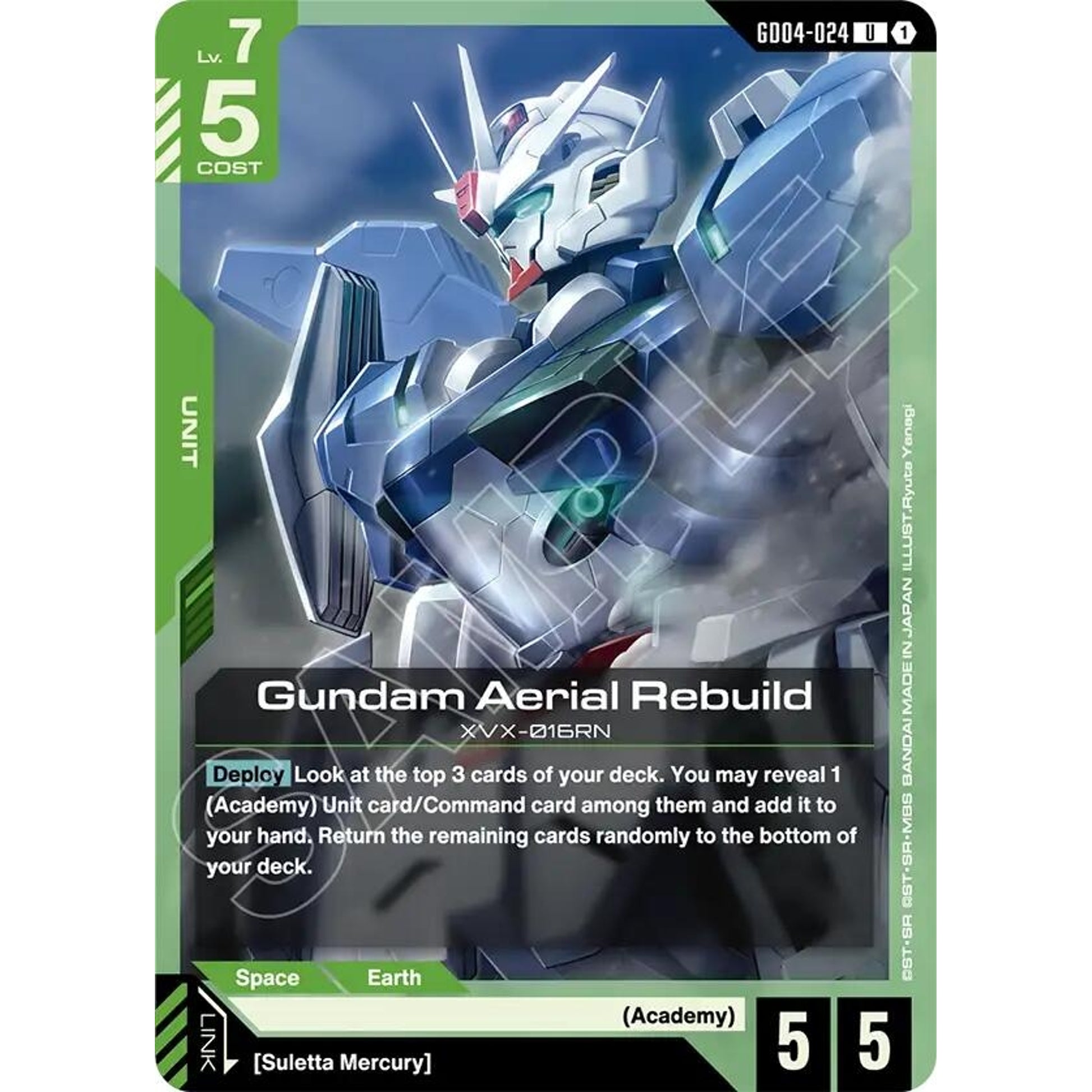 Image for Gundam Aerial Rebuild (GD04-024) (GD04) - Gundam Card Game