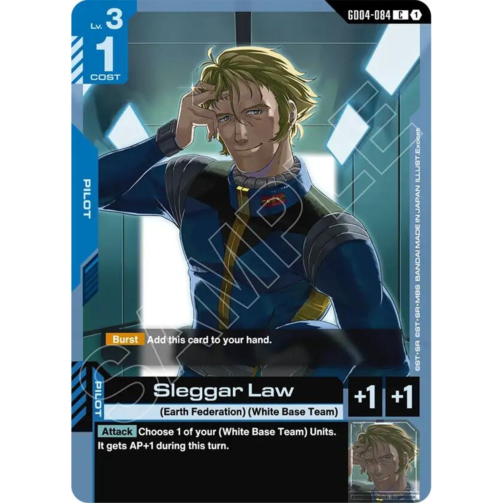 Image for Sleggar Law (GD04-084) (GD04) - Gundam Card Game