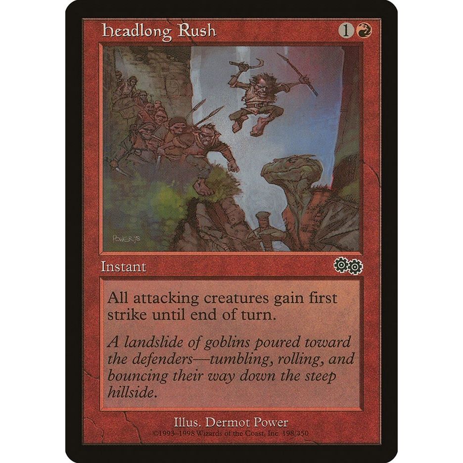 Image for Headlong Rush (198) (USG) - Magic: The Gathering