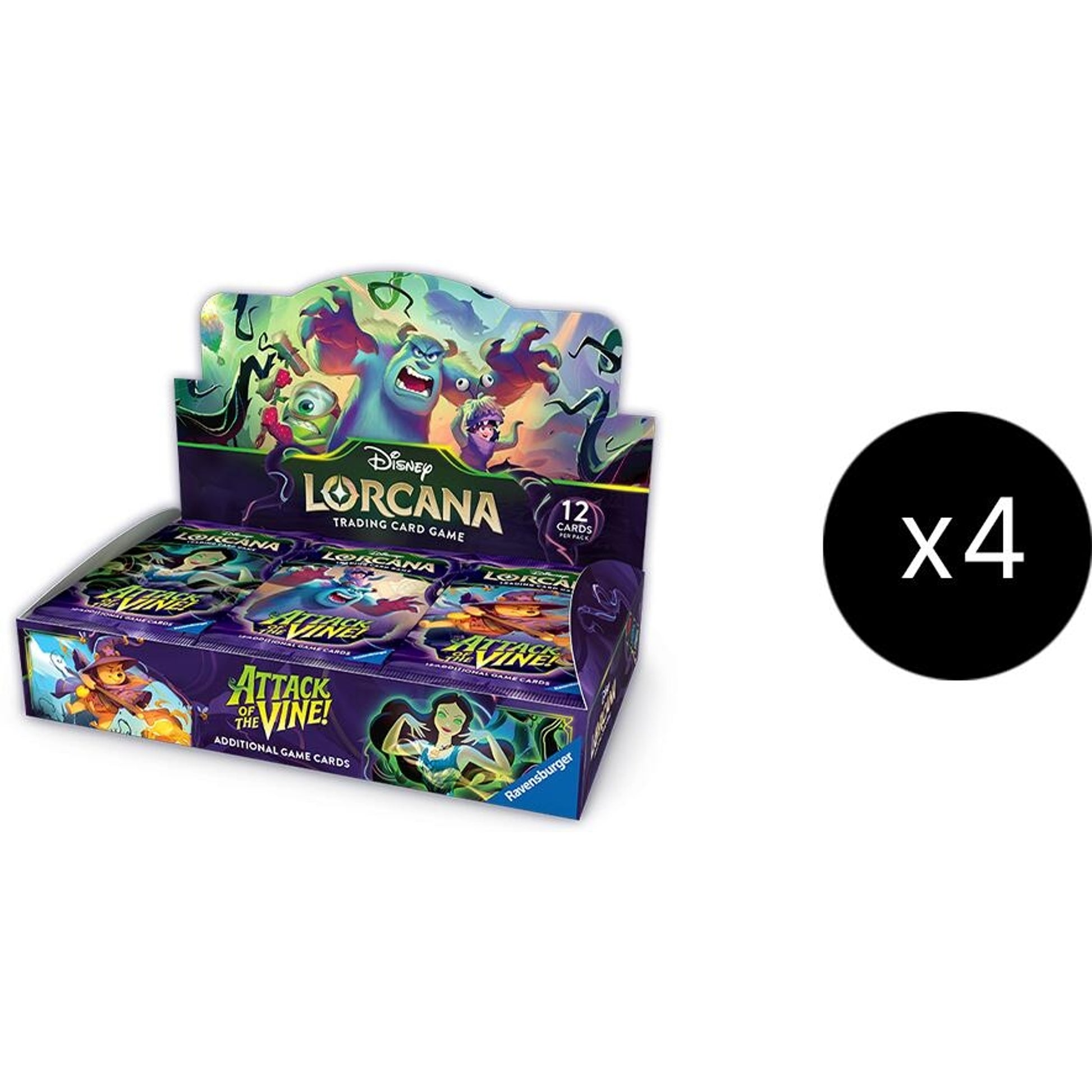 Image for Disney Lorcana: Attack of the Vine! Booster Box Case - Disney Lorcana