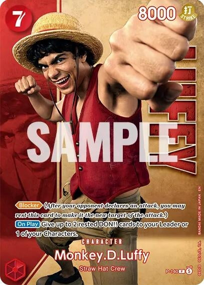 Image for Monkey.D.Luffy - P-140 (Premium Card Collection -Live Action Edition Vol.2 Straw Hat Crew-) (OP-PR) - One Piece Card Game