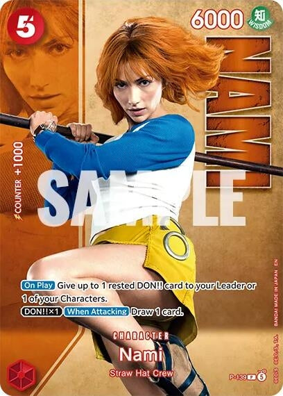 Image for Nami - P-139 (Premium Card Collection -Live Action Edition Vol.2 Straw Hat Crew-) (OP-PR) - One Piece Card Game