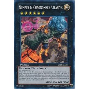 Image for Number 6: Chronomaly Atlandis (YS13-ENV11) (YS13) - YuGiOh