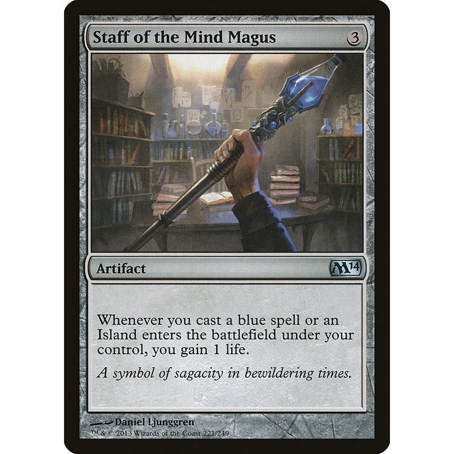 Image for Staff of the Mind Magus (221) (M14) - Magic: The Gathering