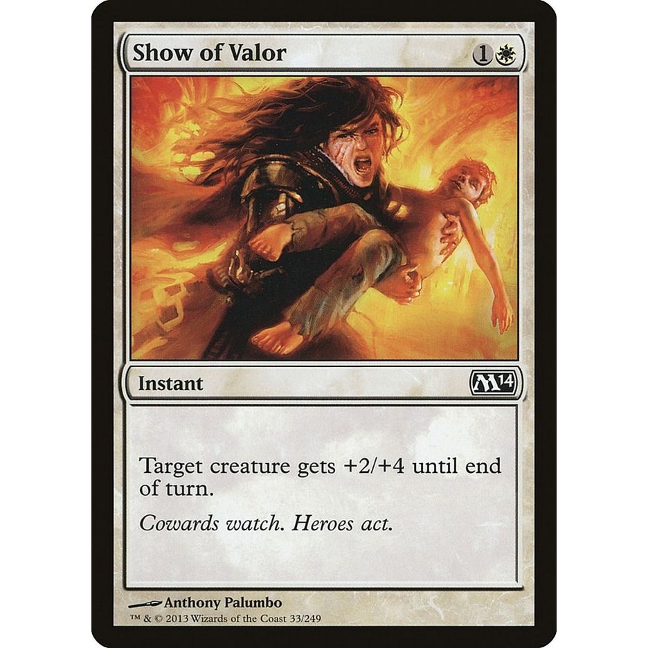 Image for Show of Valor (33) (M14) - Magic: The Gathering