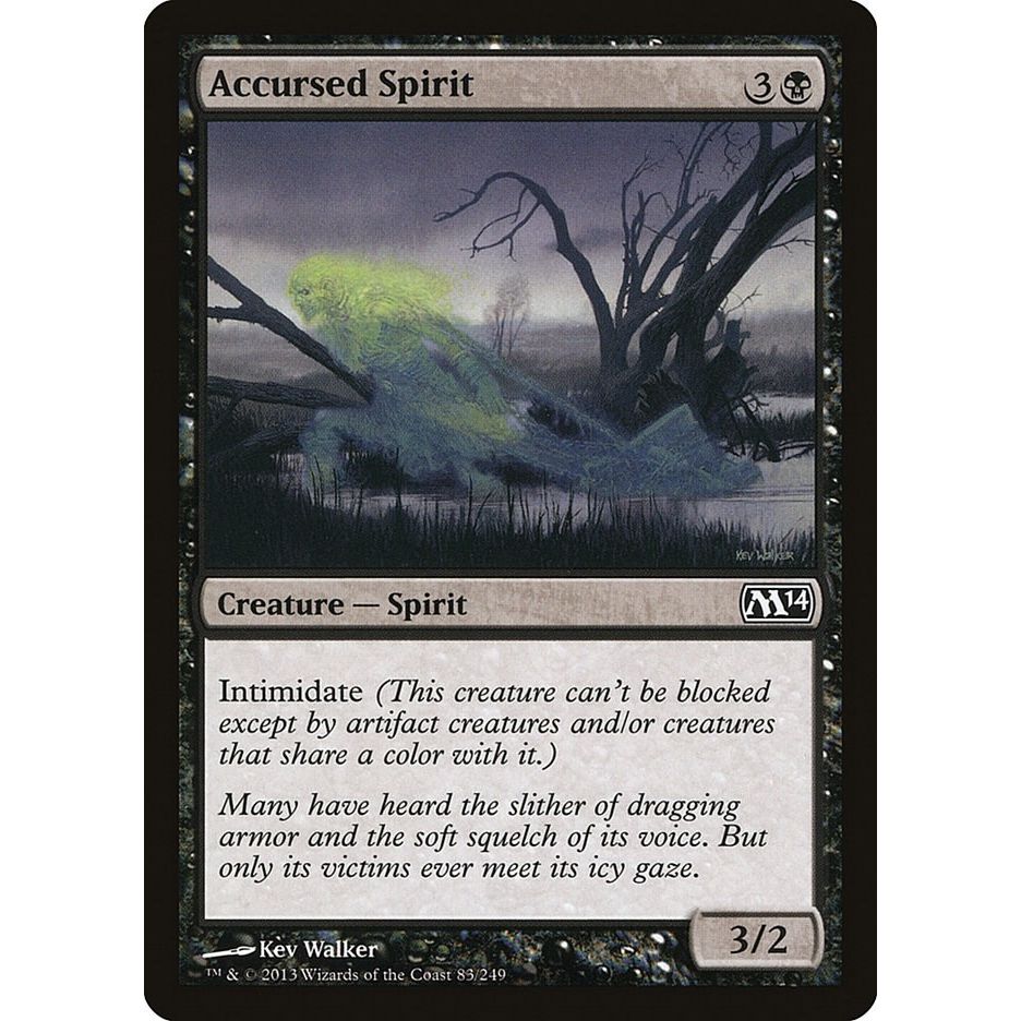 Image for Accursed Spirit (83) (M14) - Magic: The Gathering