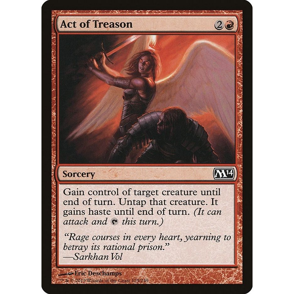 Image for Act of Treason (125) (M14) - Magic: The Gathering