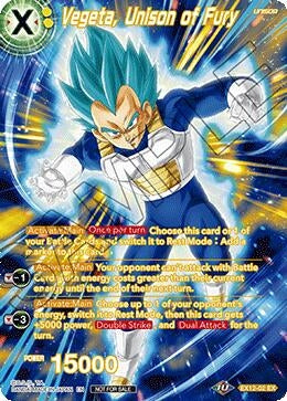 Image for Vegeta, Unison of Fury (Premium Alt-Art Set 2026 Vol.1) (EX12-02) (TPR) - Dragon Ball Super: Masters