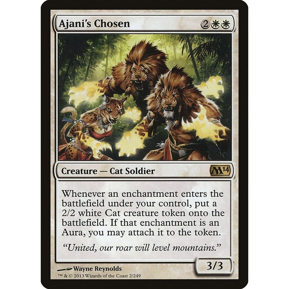 Image for Ajani's Chosen (2) (M14) - Magic: The Gathering