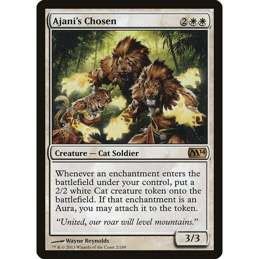 Image for Ajani's Chosen (2) (M14) - Magic: The Gathering