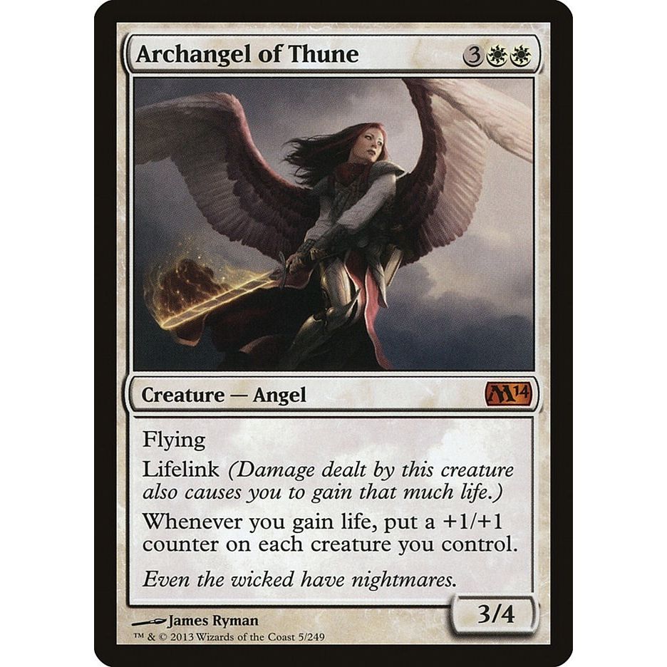 Image for Archangel of Thune (5) (M14) - Magic: The Gathering