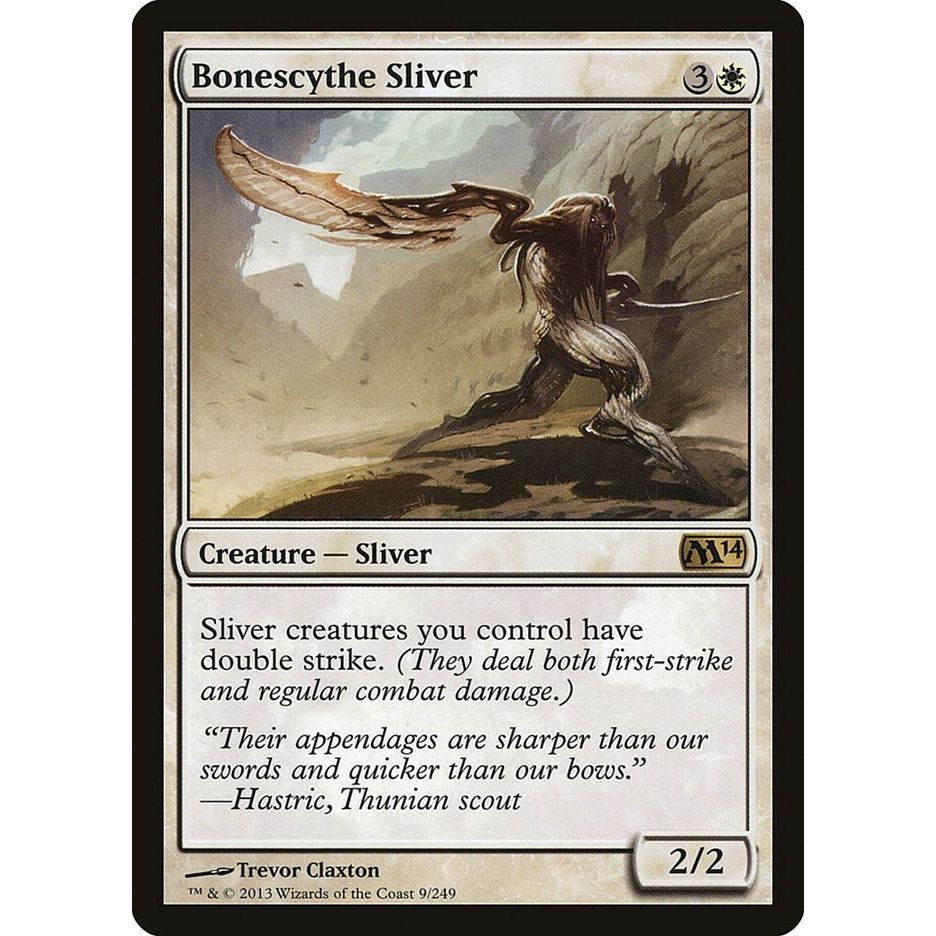 Image for Bonescythe Sliver (9) (M14) - Magic: The Gathering