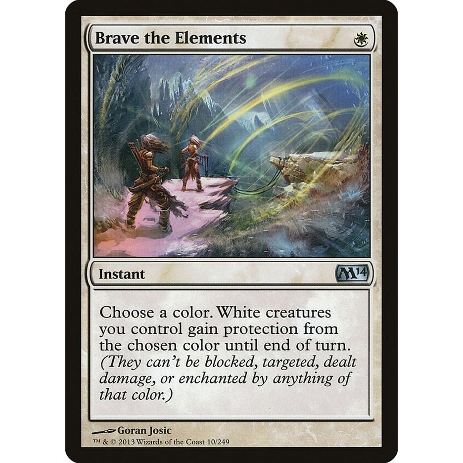 Image for Brave the Elements (10) (M14) - Magic: The Gathering
