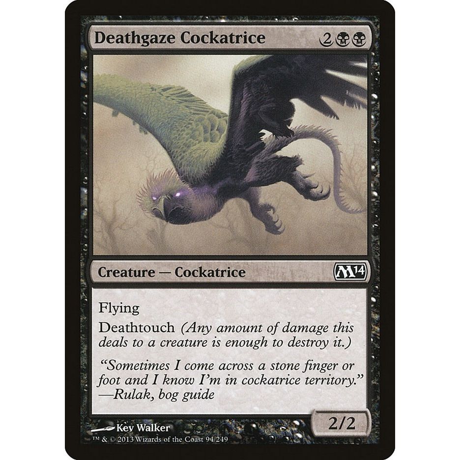 Image for Deathgaze Cockatrice (94) (M14) - Magic: The Gathering
