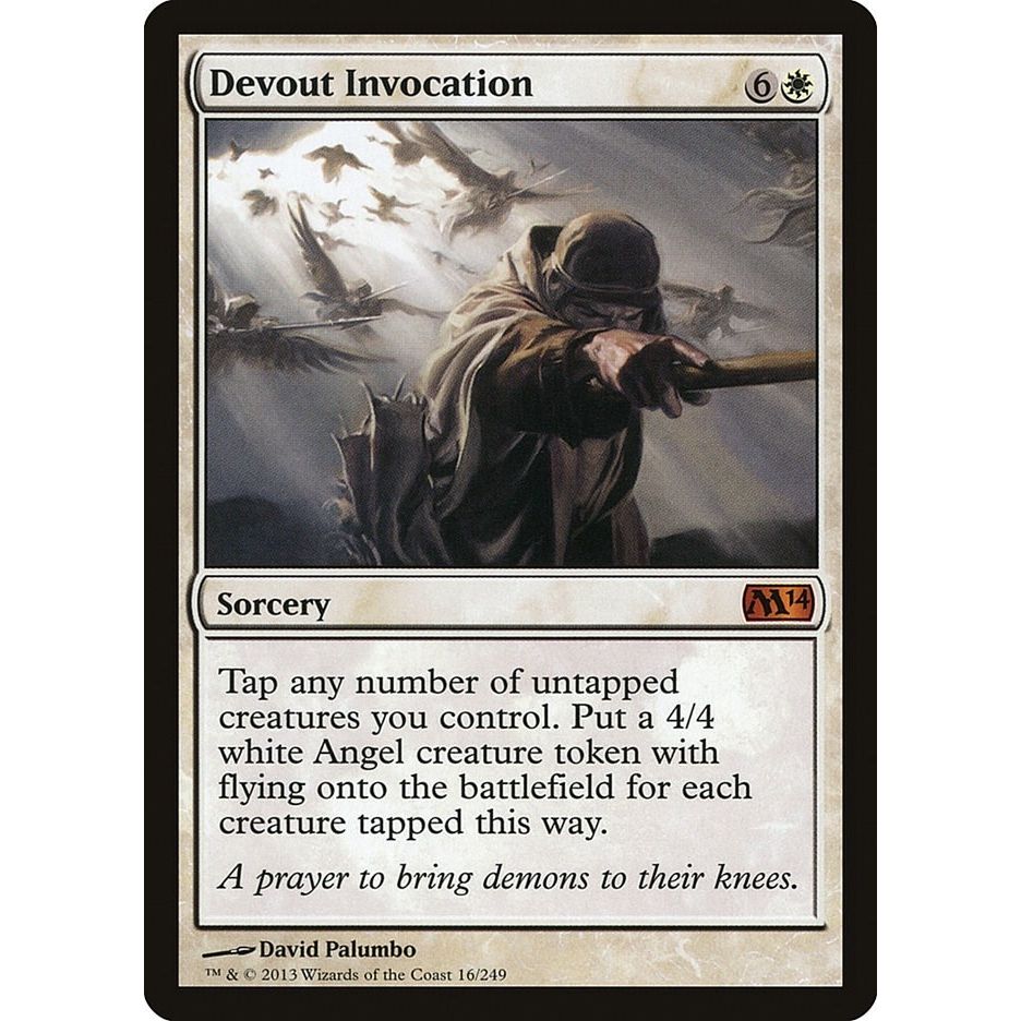Image for Devout Invocation (16) (M14) - Magic: The Gathering