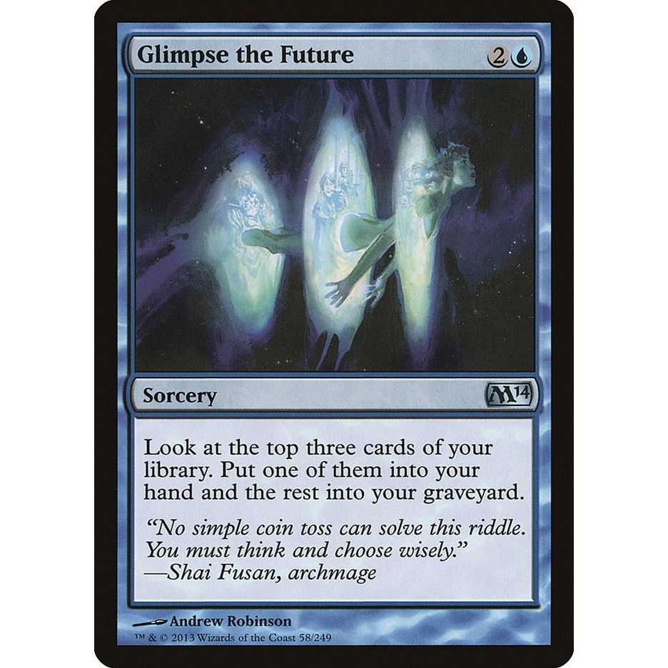 Image for Glimpse the Future (58) (M14) - Magic: The Gathering