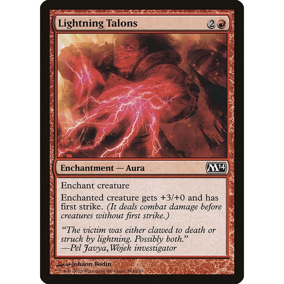 Image for Lightning Talons (144) (M14) - Magic: The Gathering