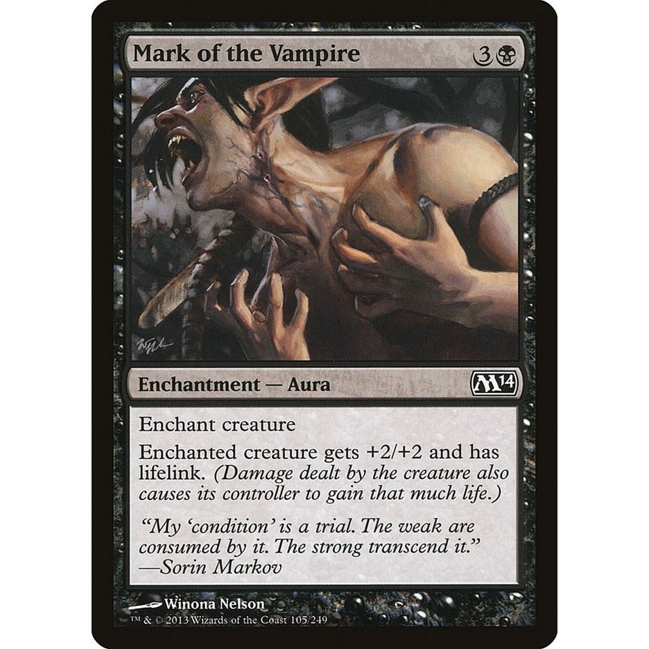 Image for Mark of the Vampire (105) (M14) - Magic: The Gathering