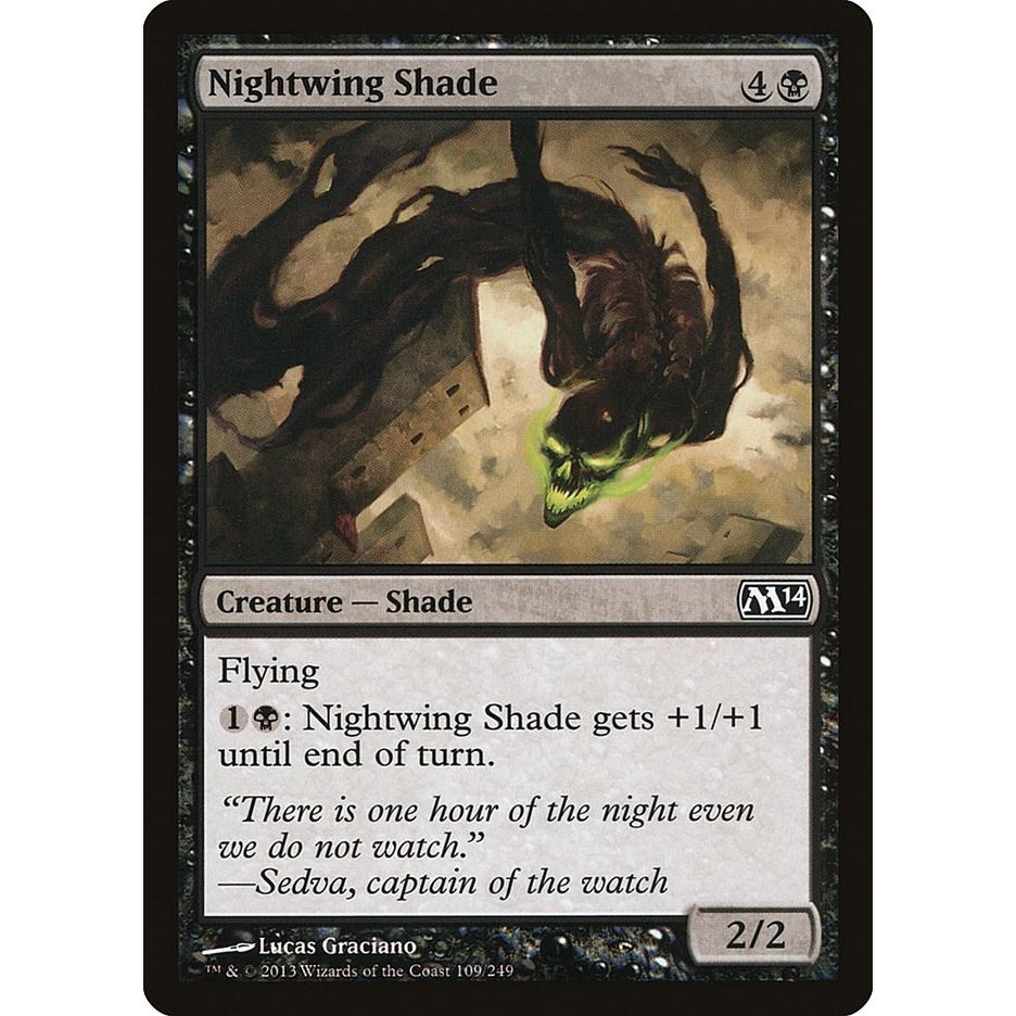 Image for Nightwing Shade (109) (M14) - Magic: The Gathering
