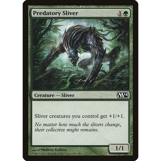 Image for Predatory Sliver (189) (M14) - Magic: The Gathering