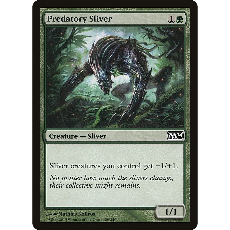 Image for Predatory Sliver (189) (M14) - Magic: The Gathering