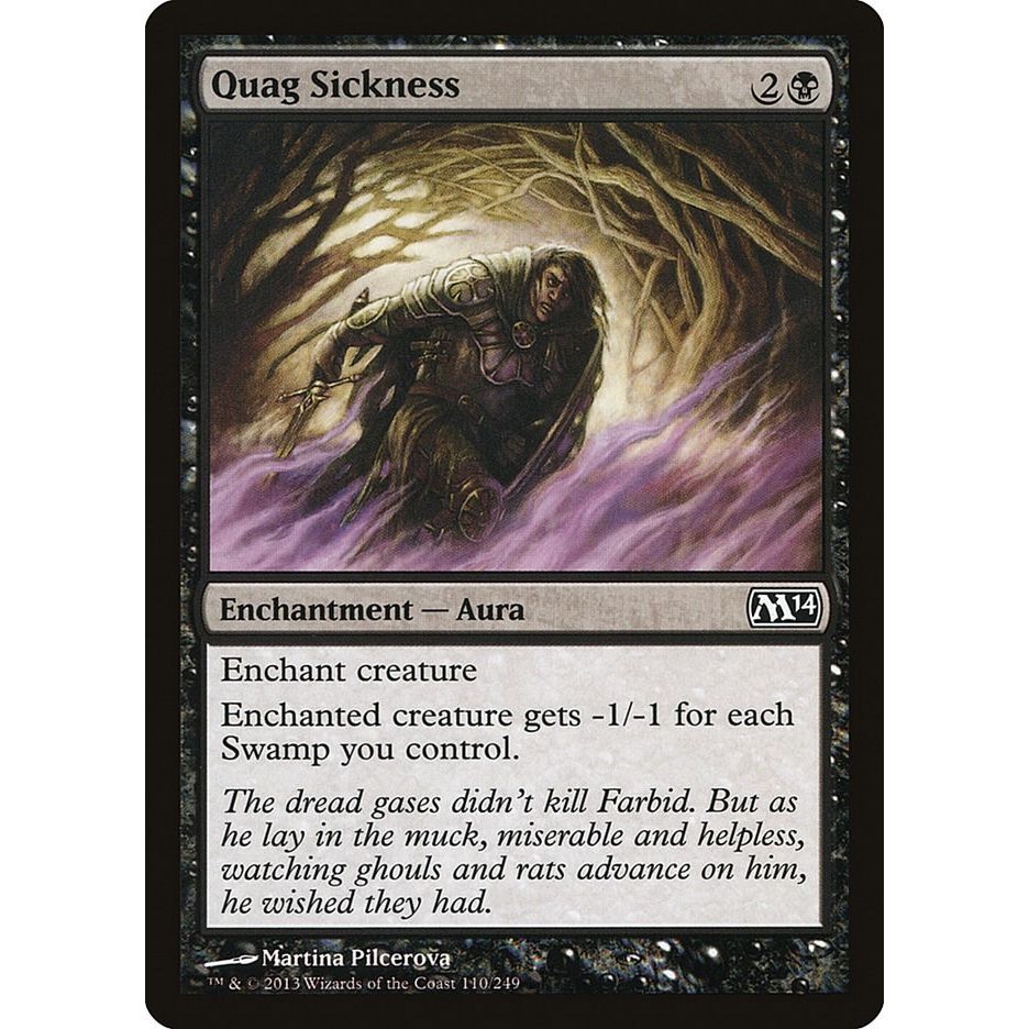 Image for Quag Sickness (110) (M14) - Magic: The Gathering